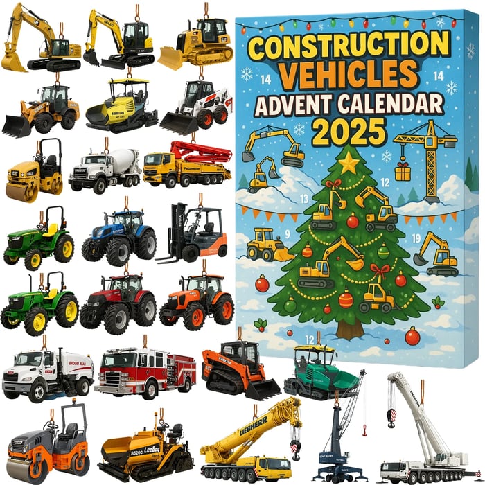 🚜Construction Vehicles Advent Calendar 2025